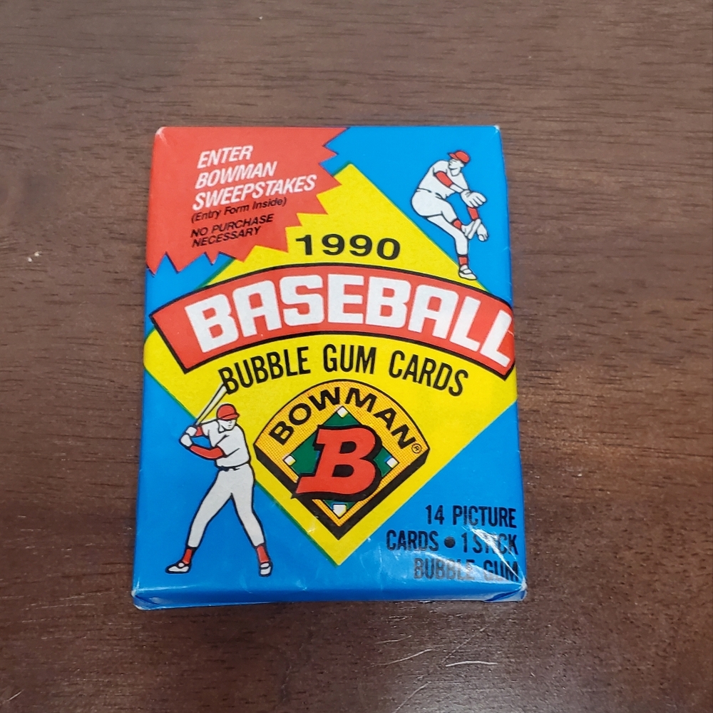 1990 Baseball Cards - 1 Pack, Unopened, 14 Cards
